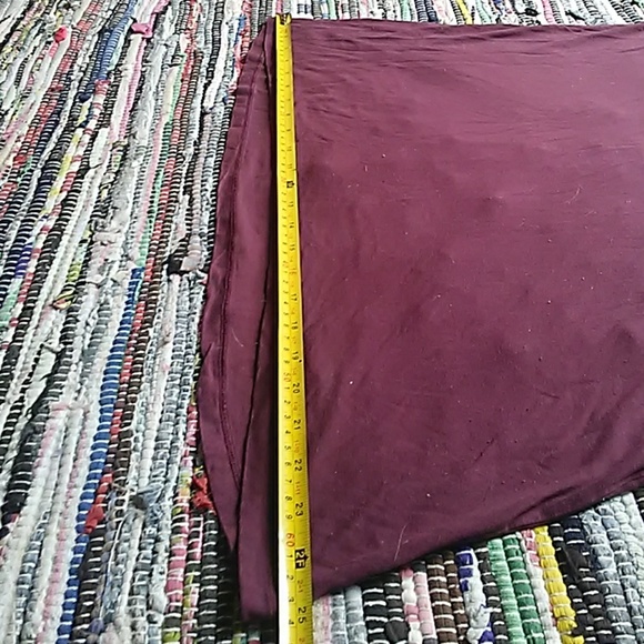 Old Navy Burgundy Lace Up Top - Picture 7 of 7